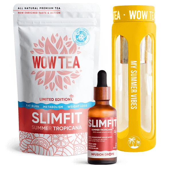 Tropicana SlimFit Infusion Set | Drops Slimfit upsale Slimfit Tea Bottle