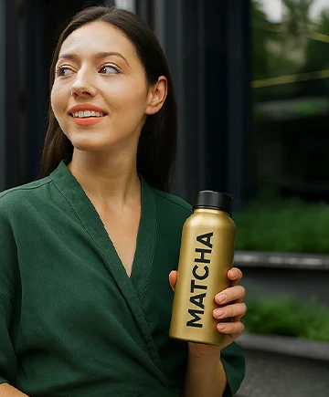 Matcha Bottle | thermos matcha PP the perfect mixture banner m