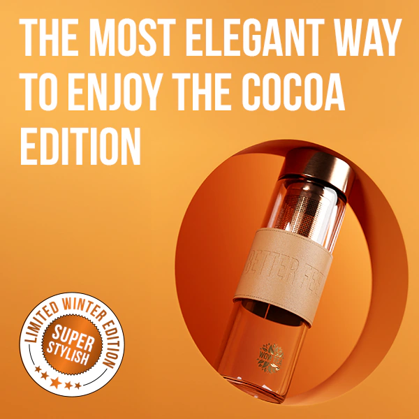 Cocoa Infusion Duo Plus | WOWTEA Cocoa Bottle PP Gallery 600x600 02export EN