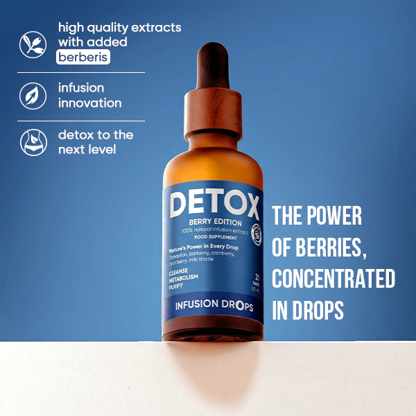 Berry Detox Infusiоn Drops | WOWTEA Detox Berry Infusion Drops PP Gallery 600x600 2 EN