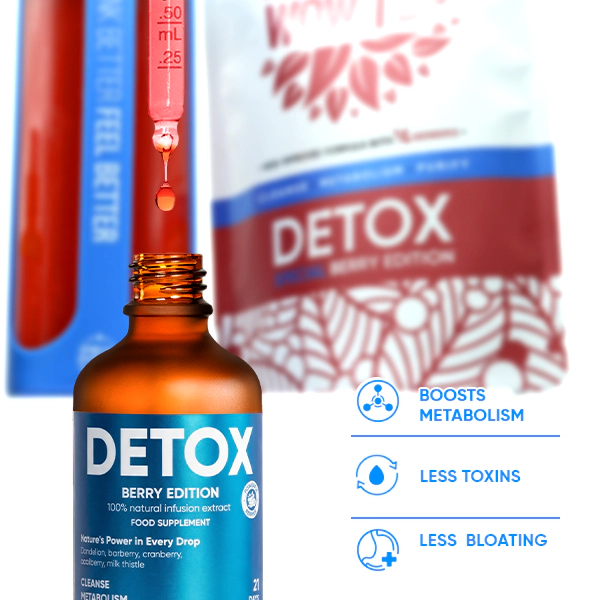 Berry Detox Infusiоn Drops | WOWTEA Detox Berry Infusion Drops PP Gallery 600x600 4 EN