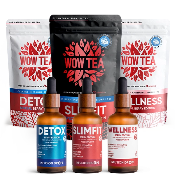 Full Berry Infusion Collection | bundle 3 teas 3 drops
