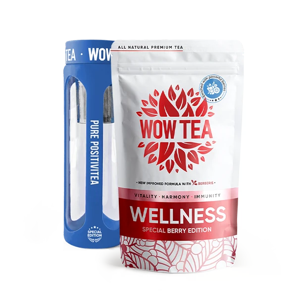 Perfect Berry Wellness Bundle | bundle tea wellness blue bottle