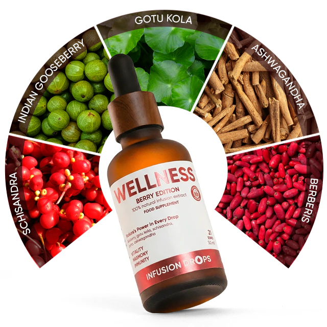 Berry Wellness Infusiоn Drops | wowtea web id berry wellness banner EN
