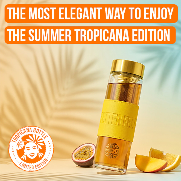 Stylish Tropicana Tea Bottle | WOW TEA Stylish Tropicana Bottle PP Gallery 600x600 2 EN 1