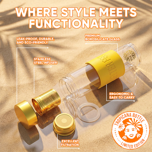 Stylish Tropicana Tea Bottle | WOW TEA Stylish Tropicana Bottle PP Gallery 600x600 4 EN
