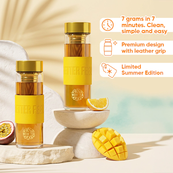 Stylish Tropicana Tea Bottle | WOW TEA Stylish Tropicana Bottle PP Gallery 600x600 6 EN
