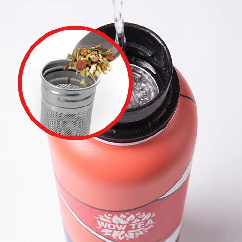 ARTea thermo bottle with infuser | wowtea web artea bottle prep 1