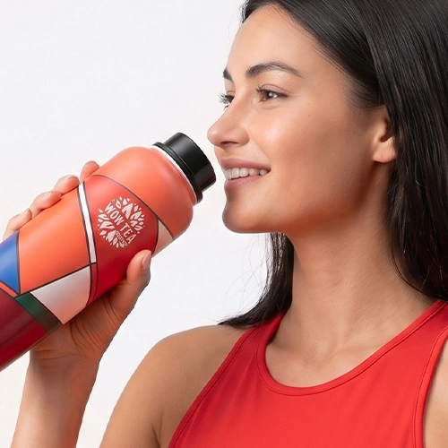 ARTea thermo bottle with infuser | wowtea web artea bottle prep 3