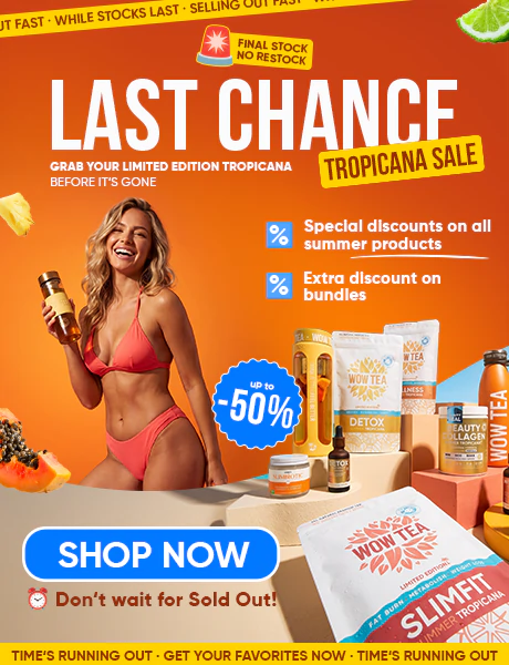 Home | WOW Tea UK Home | wow tea web index banner last chance summer tropicana sale 2026 m EN