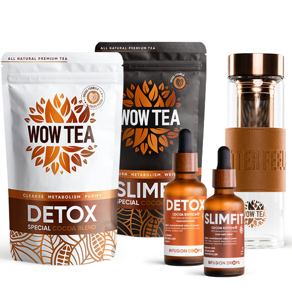 2 Step Duo Cocoa Infusion Program Plus | 2 teas 2 drops bottle