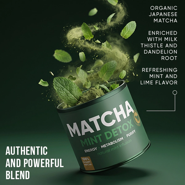 Matcha Mint Detox Tea | wowtea matcha mint detox gallery 5 EN