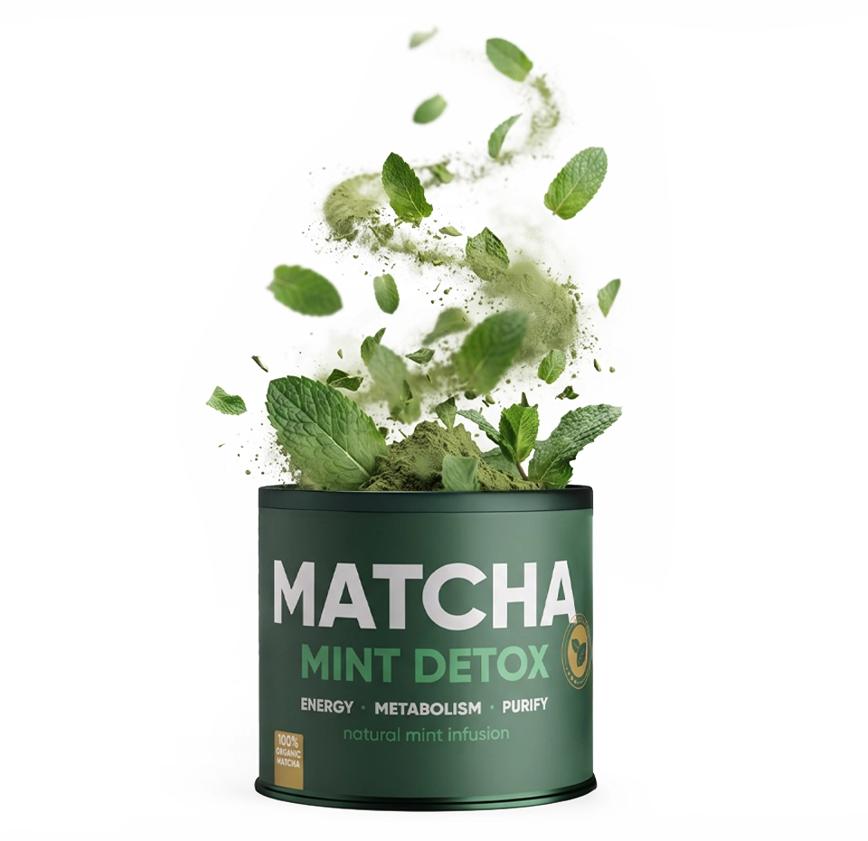 Matcha Mint Detox Tea | wowtea web matcha mint pp banner 2 D copy